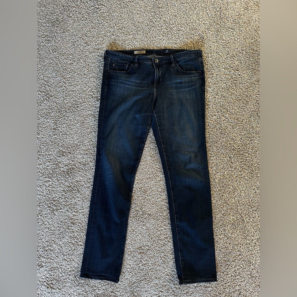 AG Adriano Goldschmied The Stevie slim straight jeans size 32 EUC